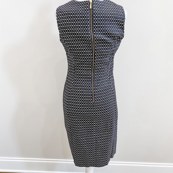 Calvin Klein Black and White Silhouette midi Dress - Picture 5 of 6